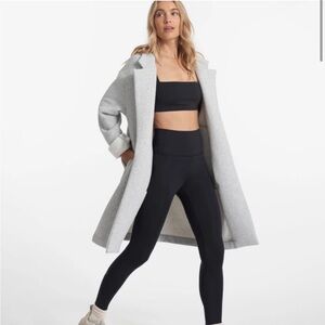 Vuori gray restore coat blazer fleece sweatshirt small XS